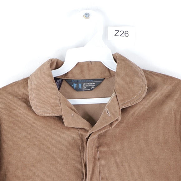 Vintage 70s JCPenney Corduroy Pullover Jacket USA - Picture 2 of 7